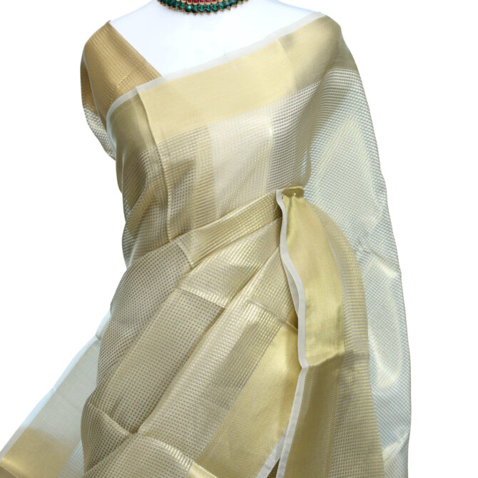 Nayanthara replica tissue soft silk saree