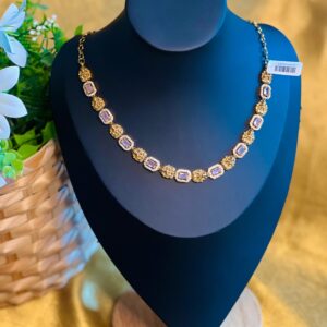 Necklace- Orange stone